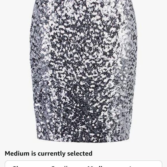 Women's Sequence Skirt High Waist - Picture 2 of 6